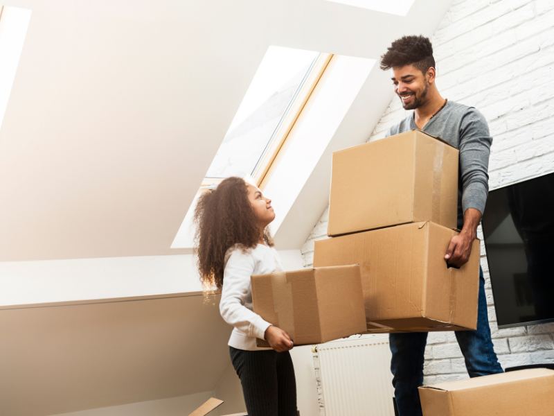 Czas poświęcony na spakowanie rzeczy podczas przeprowadzki